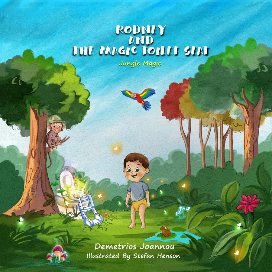 Book cover of Rodney and the Magic Toilet Seat: Jungle Magic
